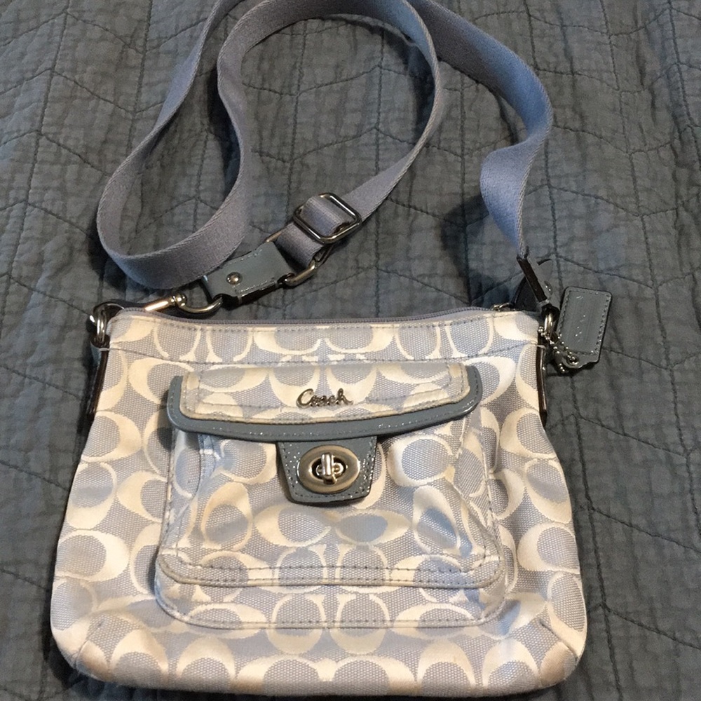 Coach canvas crossbody